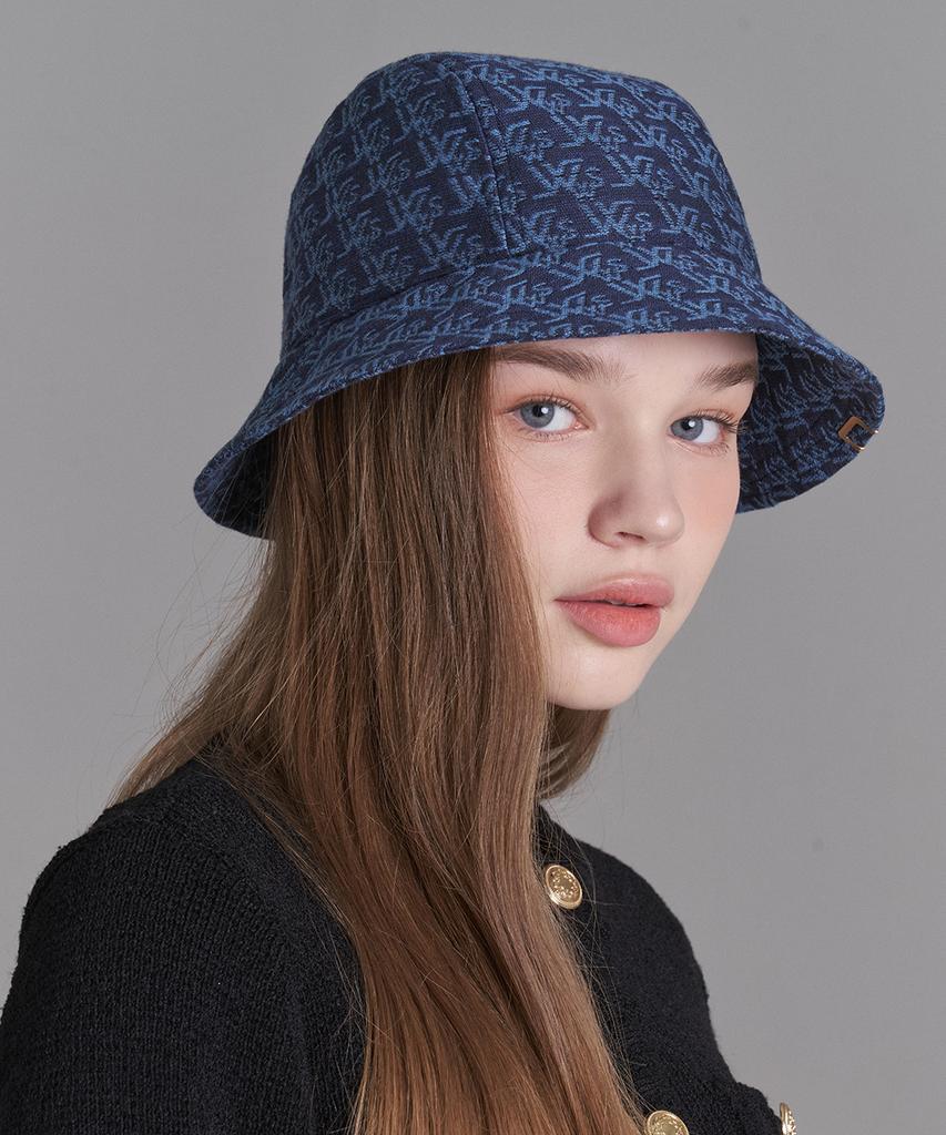Hwaiteusaenjeu Denim-Like Jacquard Variation Bucket Hat Mataro