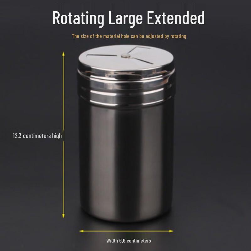 

Stainless Steel Rotating Seasoning Dispenser