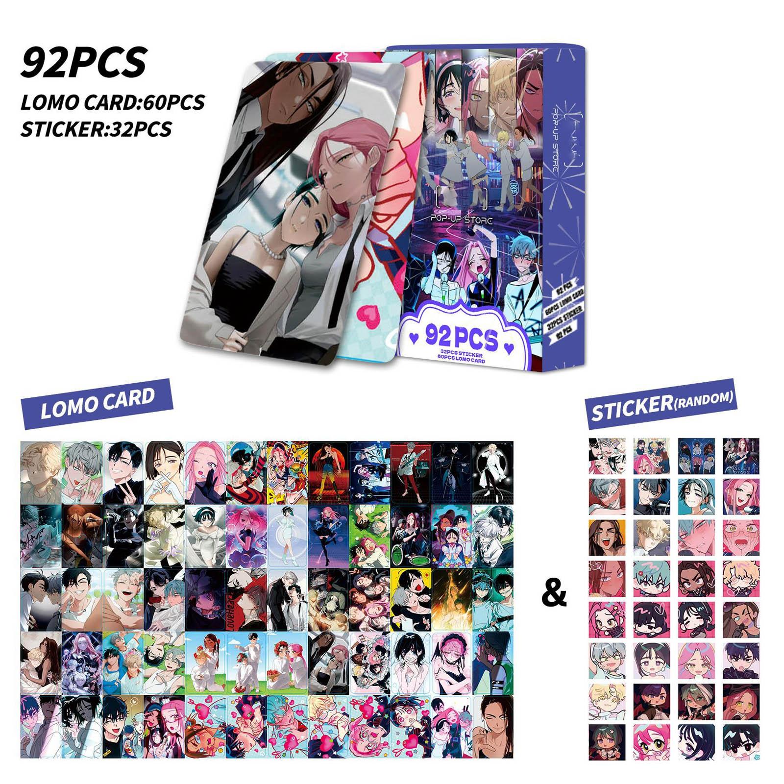 

2PCS LOMO Card Double-sided High-definition Color Printed Photo Card, Greeting Card, Bookmark, Collection Card, Sticker One Size