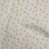 oneOone Cotton Poplin Brown Fabric Floral Sewing Craft Projects Fabric Prints By Yard 42 Inch