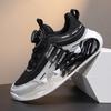 Boys Sneakers Breathable Mesh Boys Running Spring and Autumn Middle School Older Children Rotary Buckle Children ABC Campus Versatile Shoes
