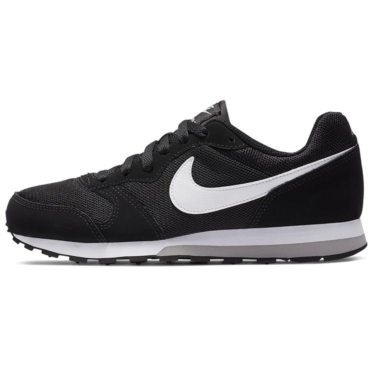Nuovo Nike MD Runner 2 Nero Bianco GS 807316-001