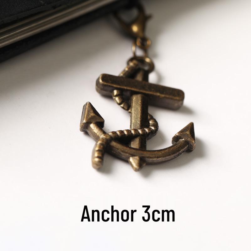 TN Traveler's Notebook Vintage Bronze Charms & Pendants Set