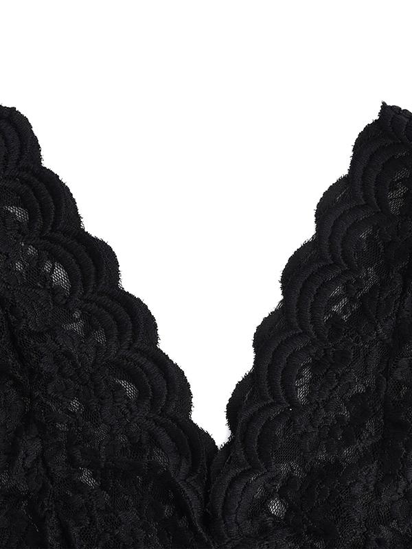 Canotte da donna in pizzo sexy con scollo a V, canottiere da donna, vestibilità slim, senza maniche, camicia elasticizzata