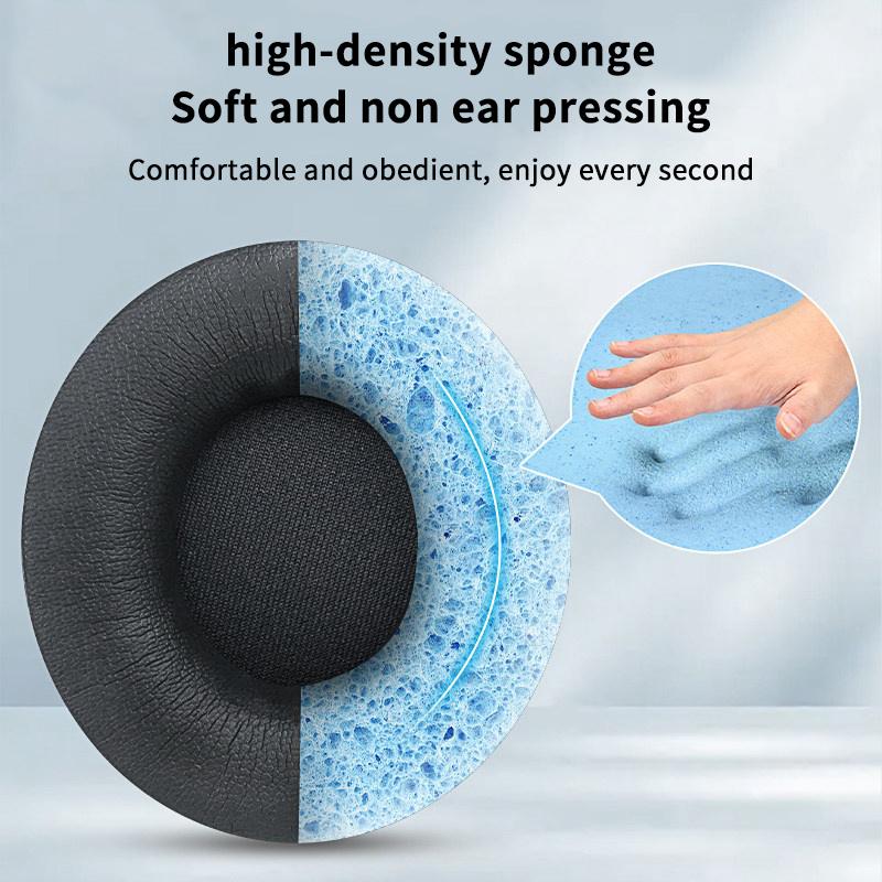2Pcs Replacement Ear Pads Cushions For Solo Pro Headset Ear Covers Earmuffs For Solo Pro Foam Ear Cushions Cups
