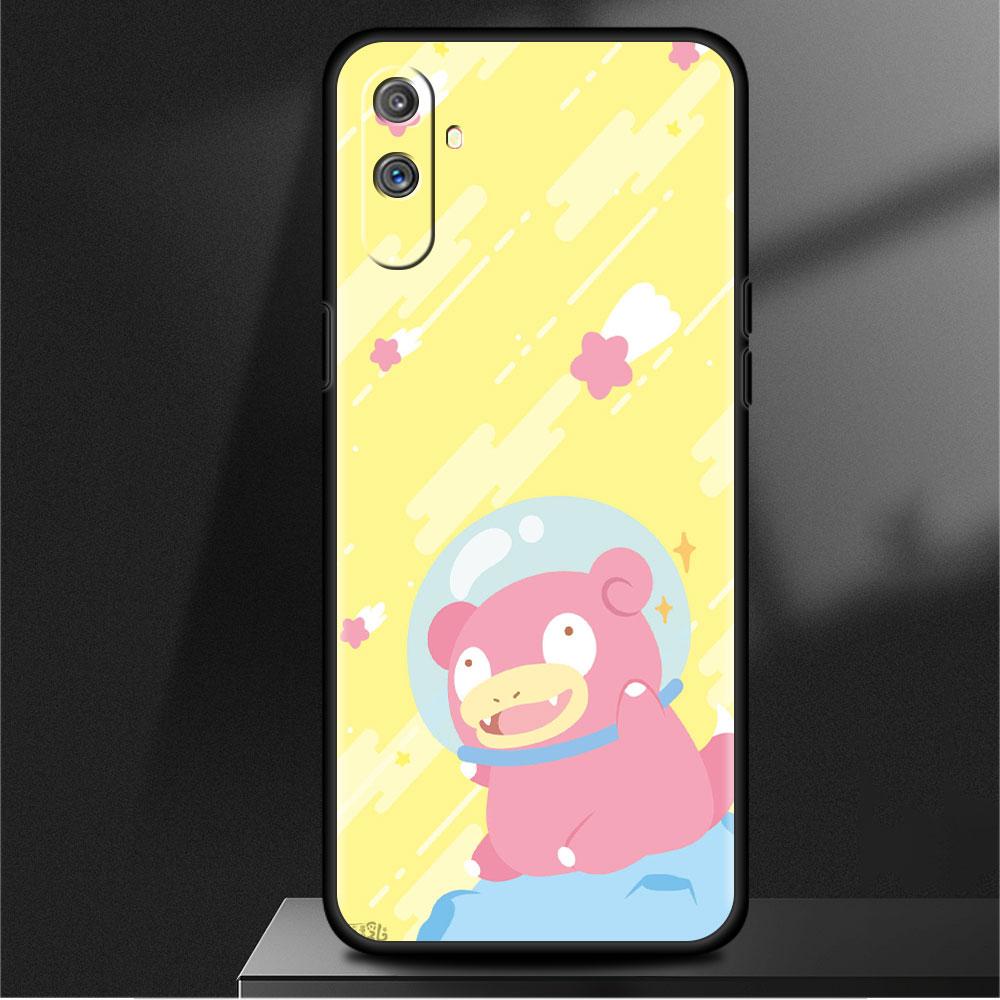 Weiche Silikonhülle für Oppo Realme 8 7 6 Pro 9i GT Neo 2 3 Master C21 C21Y C15 C11 C3 8i, süßes Pokemon EEvee