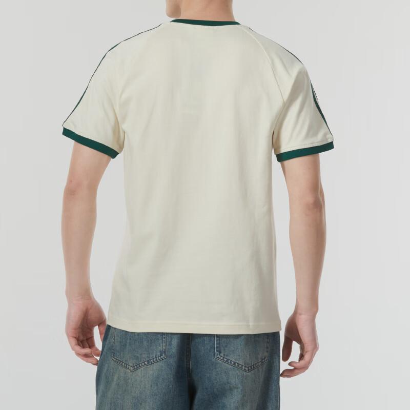 Adidas Grafisches Cali T-Shirt Wonder White Herren Streetwear IU0217