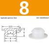 High-Temp Resistant Silicone Rubber Stopper with Card Slot Sealing Cap