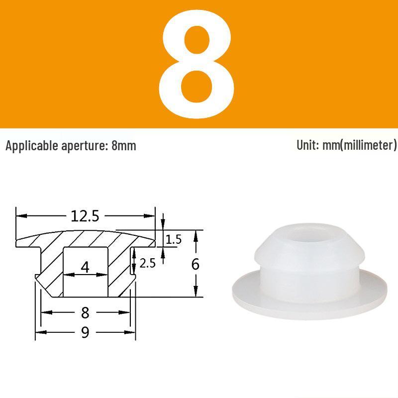 High-Temp Resistant Silicone Rubber Stopper with Card Slot Sealing Cap