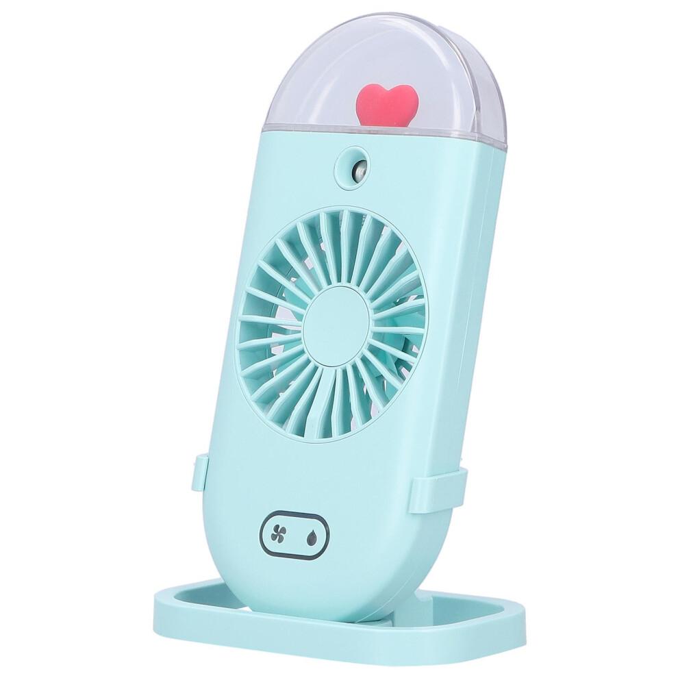 Rechargeable Handheld Fan, Power Bank Fan with Nano Spray Technology, Foldable Desk Fan for Home and Office Use