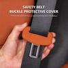 2Pcs Seat Belt Buckle Cover Anti-Scratch Rubber Car Seat Buckle Protector Clip Protection Cover Universal for SUV Sedan