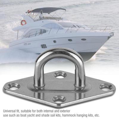 Accessorio per barca/yacht di grado marino con piastra per occhi in acciaio inossidabile 304