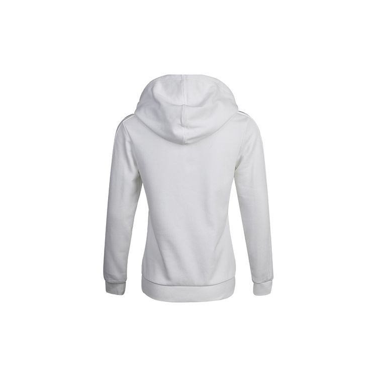 Adidas Neo W Base Sweat Hoodie Logo Striped Print Pullover Women Hoodies White GC9906