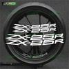 For ZX-25R ZX25R motorcycle accessories wheel hub 17-inch decal rim decorative printing fairing body racing outline arc sticker