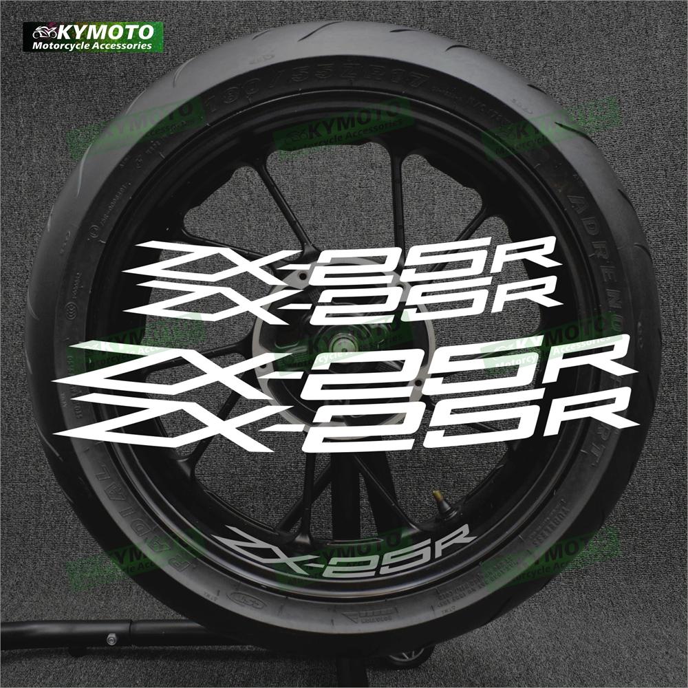 For ZX-25R ZX25R motorcycle accessories wheel hub 17-inch decal rim decorative printing fairing body racing outline arc sticker