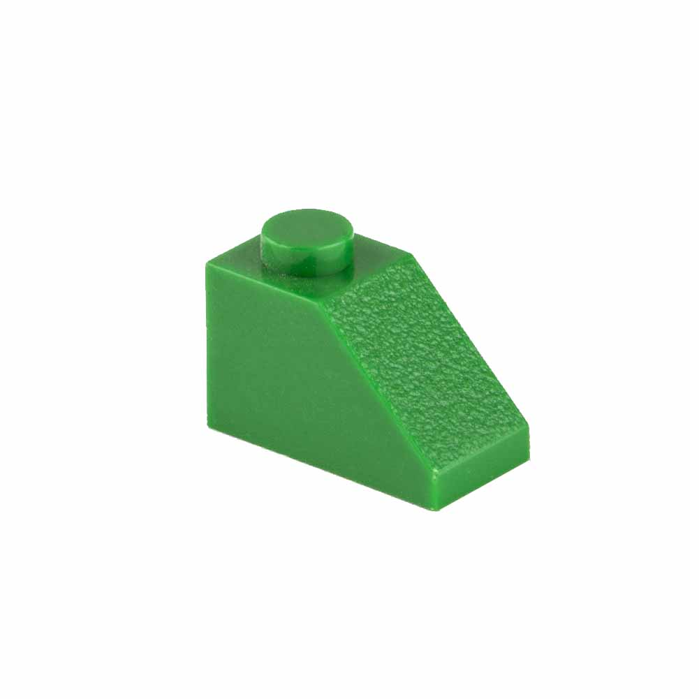 

30pcs DIY thick character brick slope 1x2 point educational creative size compatible with 3040 children s toys 30pcs зелёный