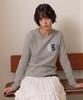 Beibibeullunideuljeu Bbn Applique T-Shirt Melange Gray