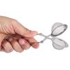 6Pcs Tea Infuser Loose Leaf Tea Snap Ball Tea Strainer Spoon Stainless Steel Tea Filter Steeper With Handle-B61B