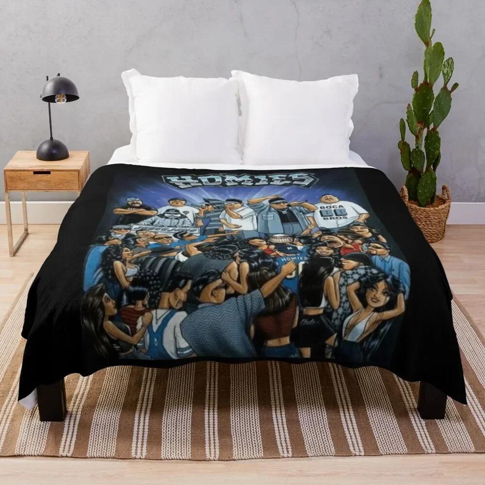 Homies Party Classic . Throw Blanket Custom Blankets Decorative Bed Blankets 75X95CM