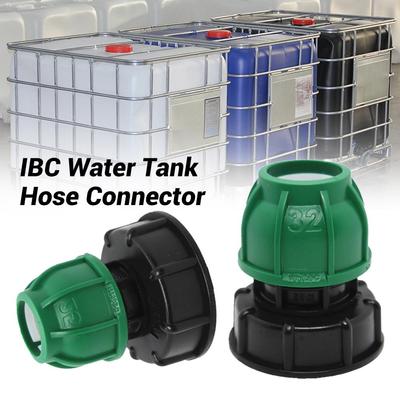 IBC Wassertank Schlauchverbinder IBC Tonnenfass Schlauchanschluss Armaturen Küche Bad Wasserhahn Adapter Schnellkupplung Gartenzubehör