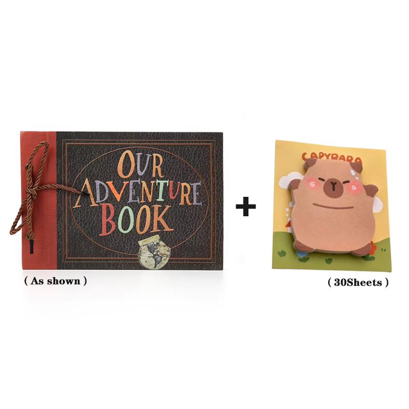 1/2 STÜCK DIY Handgemachtes Fotoalbum Scrapbook Unser Abenteuerbuch Retro Kraft Album Jubiläum Hochzeit Erinnerung Muttertagsgeschenk