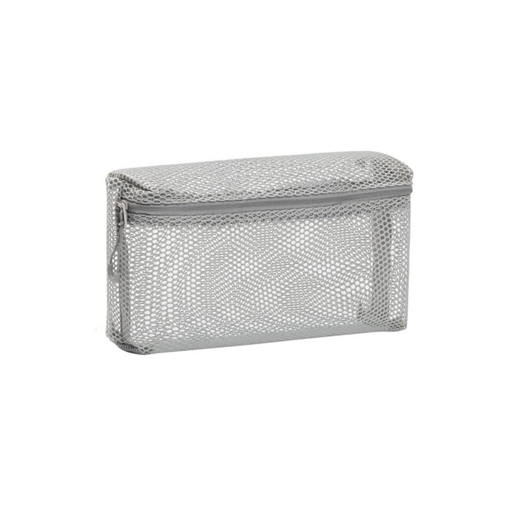 Visible Mesh Makeup Bag Hollow Nylon Storage Pouch Breathable Mesh Cosmetic Bag Girls