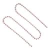 3.28ft Star Rhinestone Trim Chain 0.4in Width DIY Cuttable Colorfast Sew On Iron Rhinestone Claw Chain for Decoration Sewing Pink