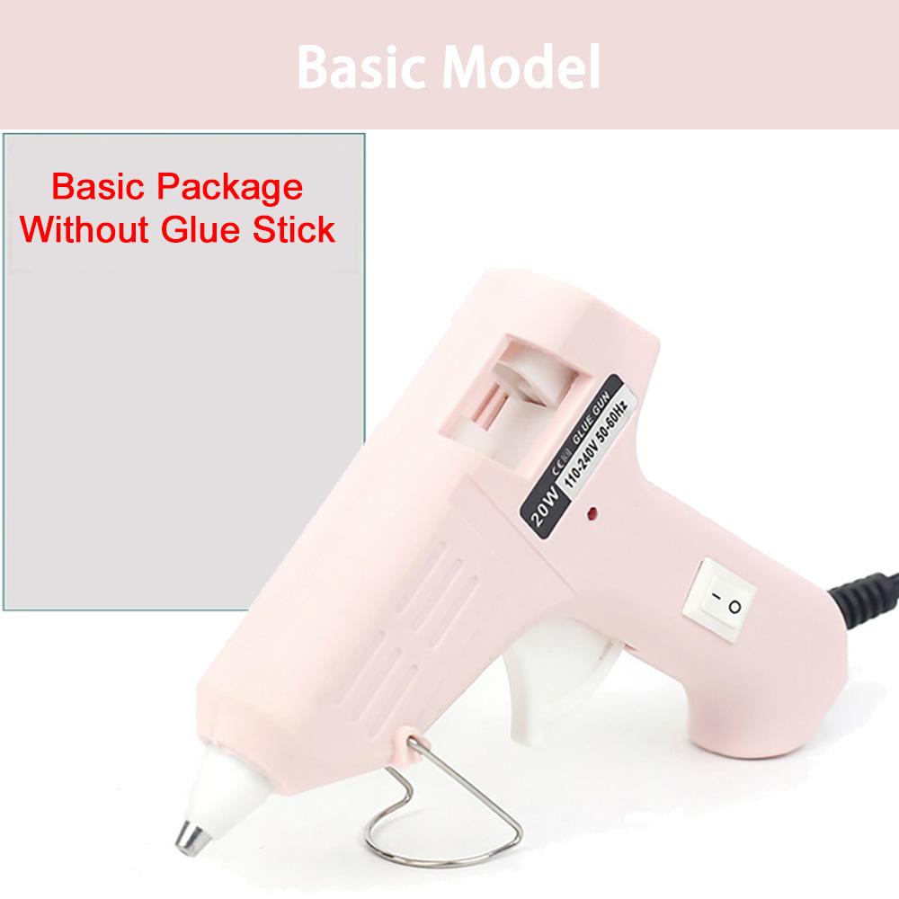 2024 New 20W Hot Melt Glue Gun Plug-In Anti-Scalding Children's Hot Silicone Gun 7Mm Glue Stick Adhesive Gluegun Small Glue Gun