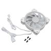 RGB Case Fan 12cm 4pin PWM 3pin ARGB RGB Backlit 9 Fan Blades Strong Airflow Super Quiet PC Fan for