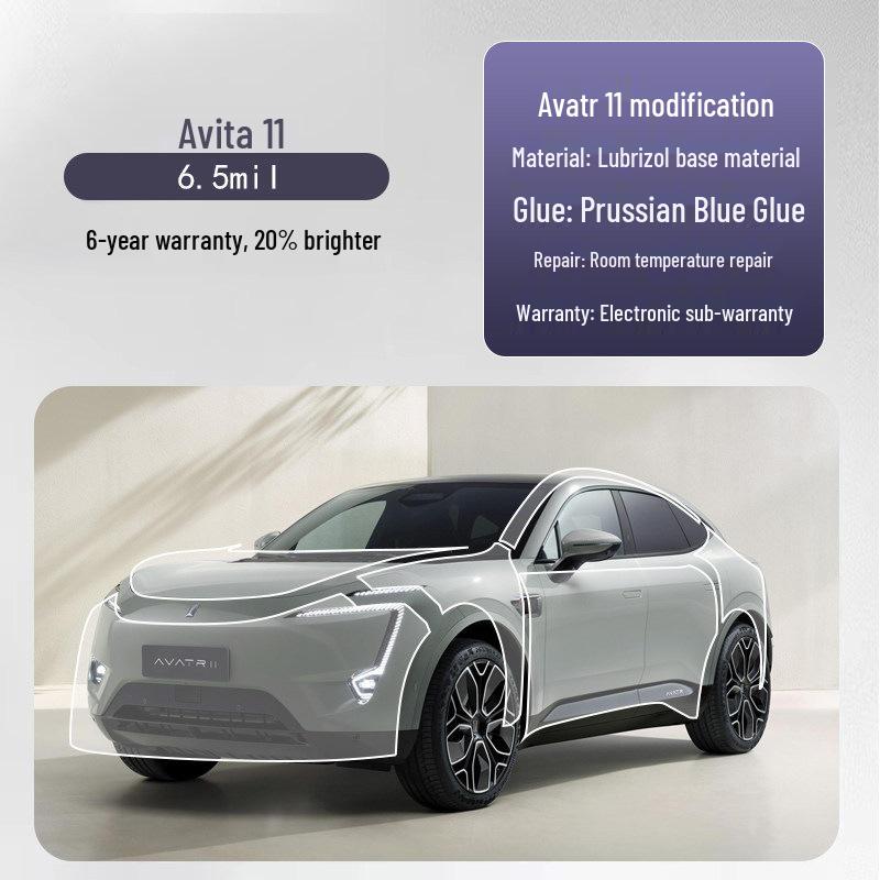 

Shunyi Transparent Protective Film for Avatr 11 & 12 - Fully Invisible Car Wrap