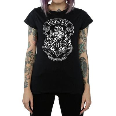 Damen/Damen Hogwarts Wappen Baumwoll-T-Shirt