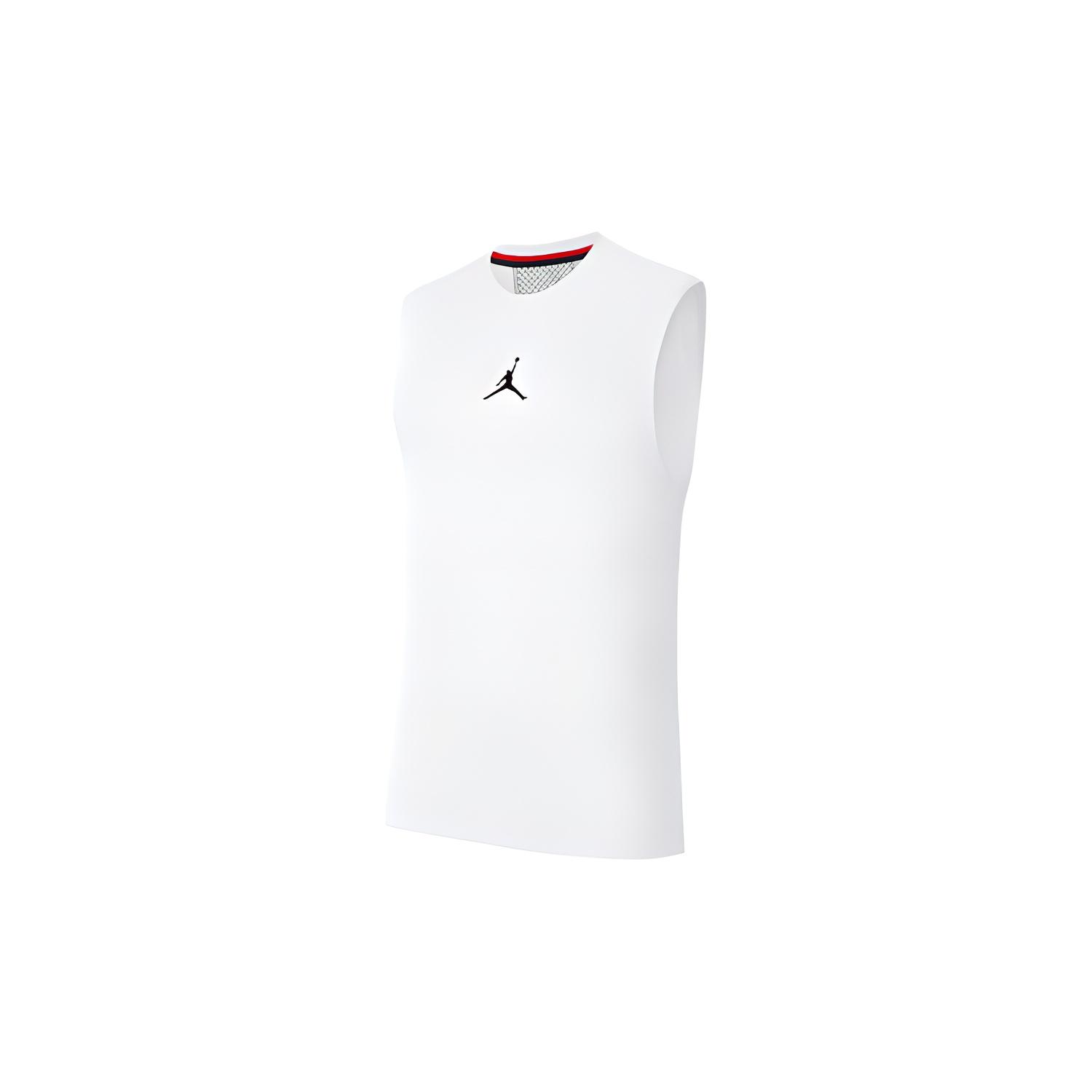 Air Jordan Quick-dry Basketball Training Sports Vest Male White Men s CU1025-100 XXXL