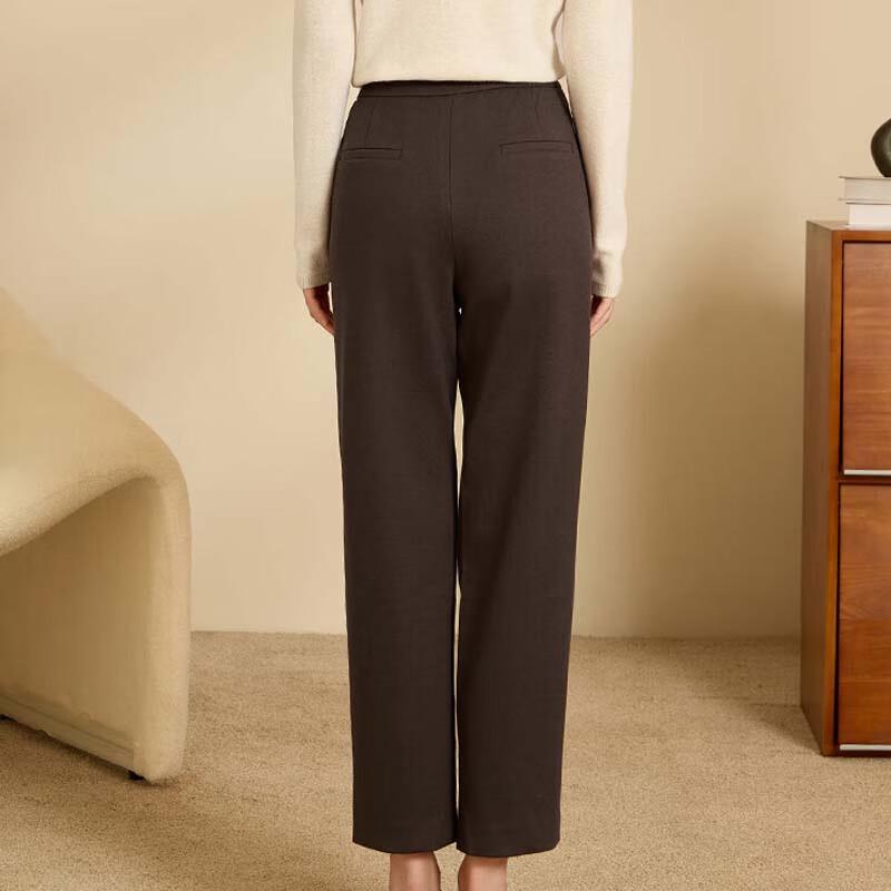 JESSIE Women's Retro Pleated Cropped Trousers DPWHH045