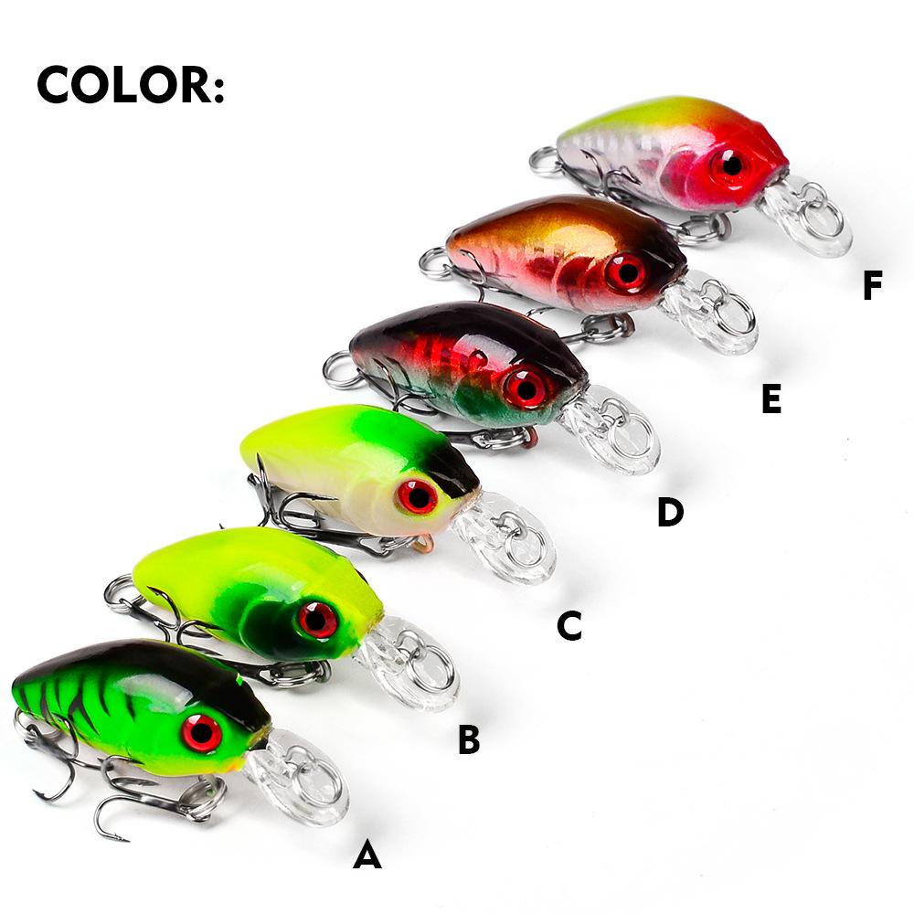 4.5cm Lure Bait Little Fat Plastic Hard Bait 3.5G  Bionic Bait Lure Rock Bait