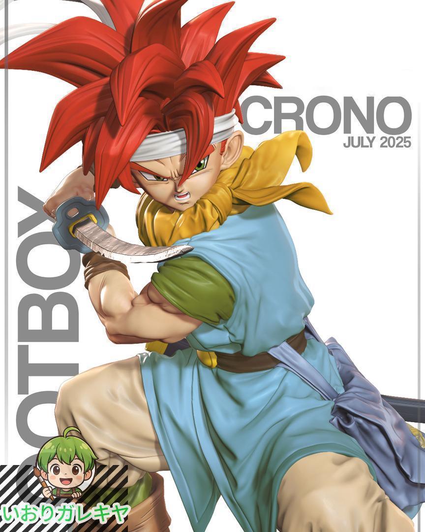 

[USED] Chrono Trigger 1/10 scale figure garage kit unpainted and unassembled