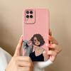 For Samsung Galaxy A12 M12 F12 Phone Case Cartoon Liquid Silicone Full Protection Anti Drop Cover For Samsung A 12 M 12 Bumper