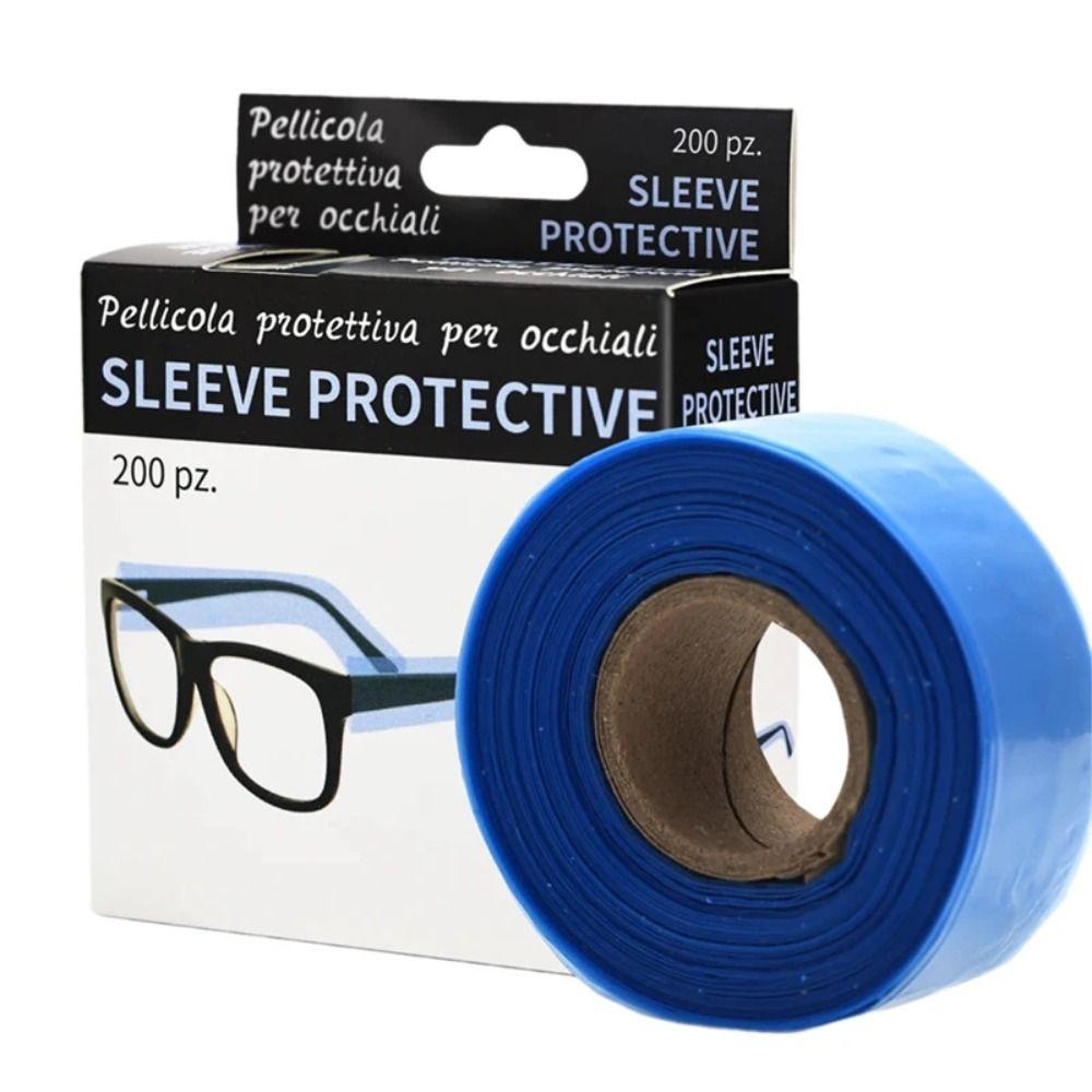 200Pcs/Box Anti-slip Disposable Glasses Leg Sleeves Anti-Staining Hair Coloring Protector DIY