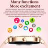 2025 New GPS Track Smart Watch Ladies 466*466 HD Screen Heart Rate Blood Pressure BT Call Smartwatches Women For Android IOS
