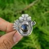Natural Labradorite Sterling Silver Boho Multi Stone Flower Mother Ring Jewelry