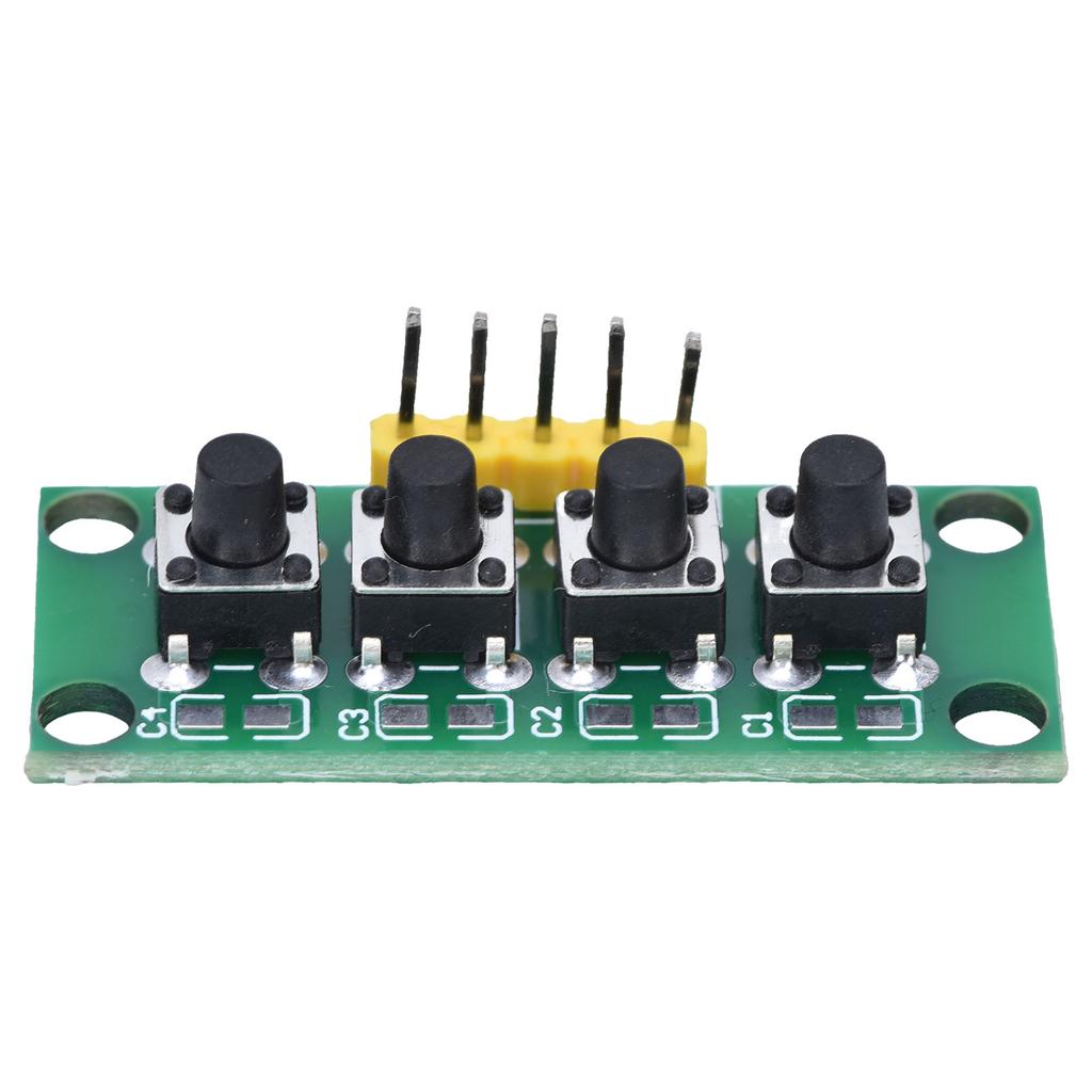 4-poliges Tastaturmodul, 4 unabhängige Tasten, Tastatur-Steuerschalter für elektronische Experimente