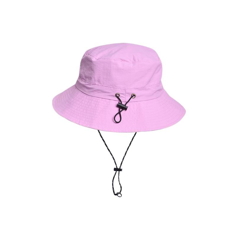 New summer waterproof bucket hat men's outdoor fishing mountaineering hat folding storage color matching sunshade sun protection hat children