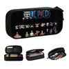 Kawaii One Pieces Pirates Skull Pencil Case for Boys Girls Large Capacity Japanese Manga Anime Pencil Bag School Supplies