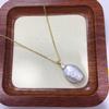 Diana Style Natural Freshwater Baroque Pearl Pendant Classic Princess Necklace