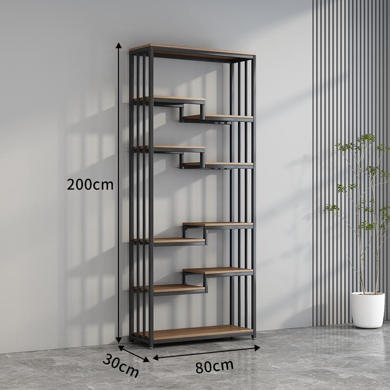 Multi-Layer Barber Shop & Office Display Shelf Rack