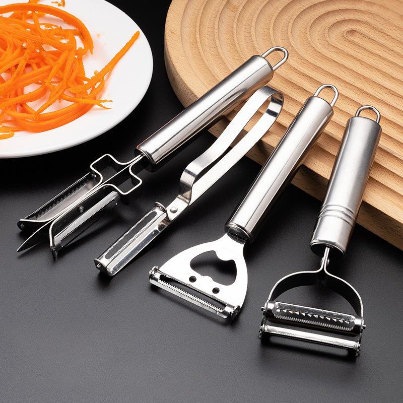 Creative Fruit Vegetable Peeler Stainless Steel Potato Cucumber Peeling Knife Sharp Scraper Planer Home Kitchen Gadgets