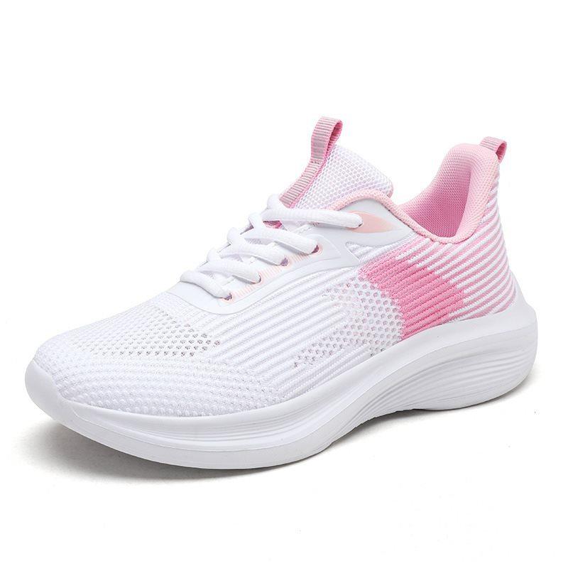Breathable Single Shoe Sports Shoes Women's Shoes Flat Bottomed Summer Thick Soled Shoes Lightweight Women's Cool Sports Casual Running Shoes