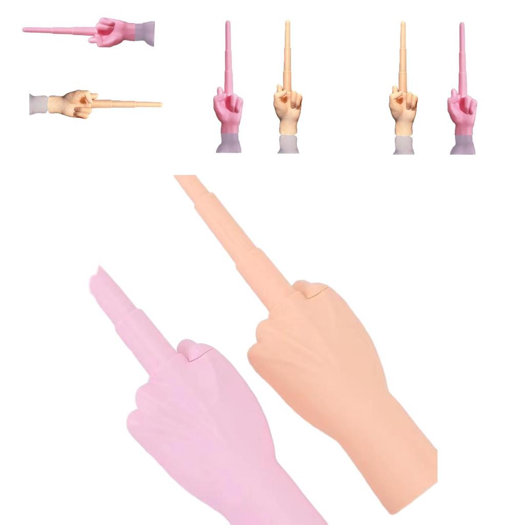 Einzigartige Studentenpaar-freundliche Geste Stretch Mittelfinger Dekompressionsspielzeug Überraschung Blindbox Stand Lustiges und kreatives Spielzeug