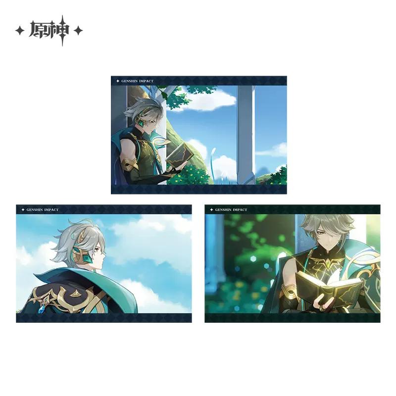 Sunsyea Genshin Impact Official Merch miHoYo Original Authentic PV Series Cards Wanderer Ayato Tartaglia Klee Baizhu