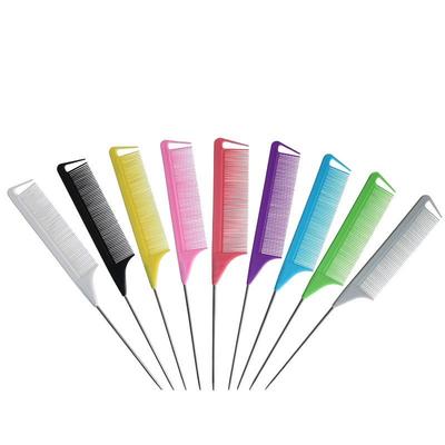 Stahlnadel Highlight-Kamm - Antistatischer, Hitzebeständiger Styling-Kamm mit spitzem Schwanz