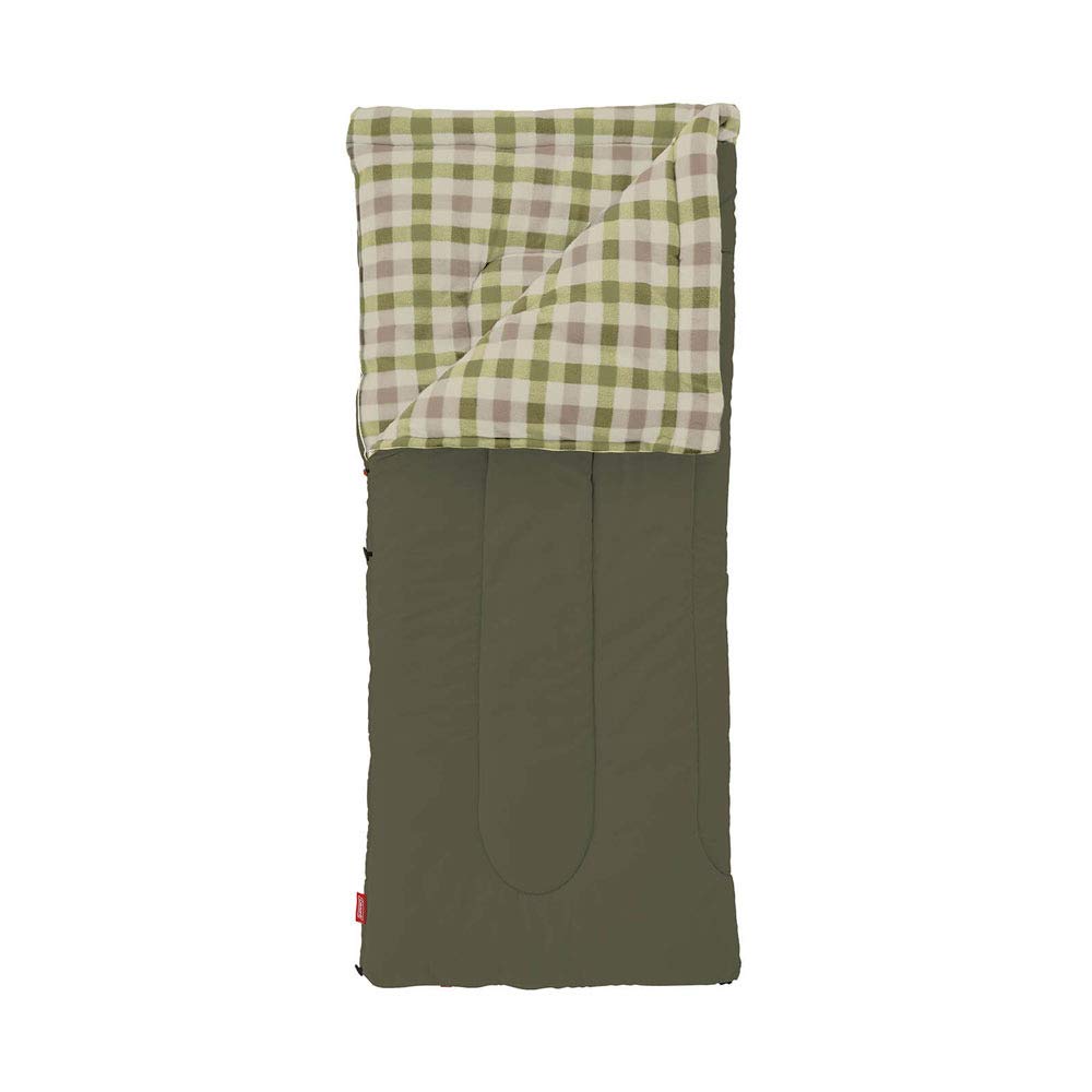 

Coleman Fleece EZ Carry Sleeping Bag, C0, 0°C, Envelope Style, Olive Leaf, 2000033802
